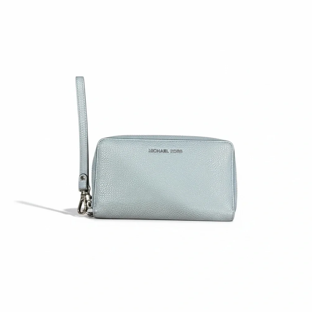 Michael Kors Light Blue Wristlet